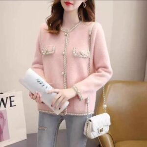 blazer con dorado botones de perla old money