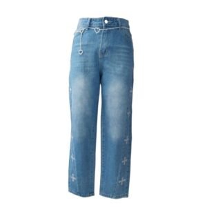 Jeans Aplicaciónes Cruz