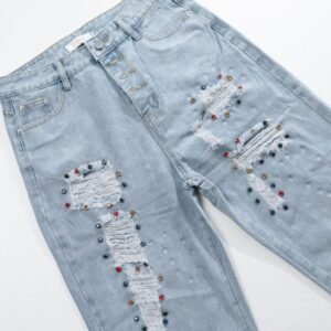 Jeans Con Pedrería