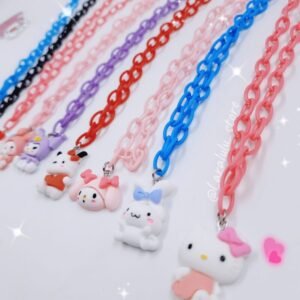 Collar Sanrio cadena de color