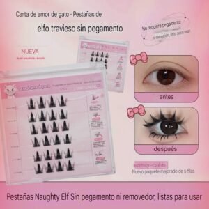 Pestañas manhua por 24 individuales con pegante Colección Cartas de amor